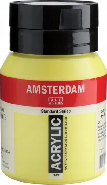 Bojë akrilike Amsterdam Standard Series Azo Yellow Lemon, 500ml, e verdhë limoni