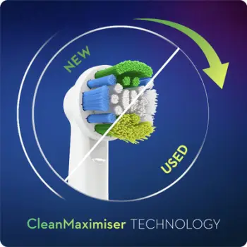 Kokë furçe elektrike Oral-B Precision Clean, CleanMaximiser, paketim 6 copë, e bardhë