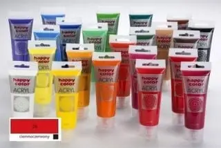 Bojë akrilike Happy Color Acrylic Paint, 75ml, e kuqe