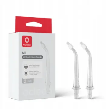 Koka ortodontike për irrigator Oclean N11, për Oclean W10, 2 copë, transparente