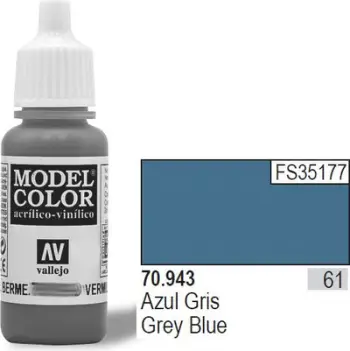 Bojë akrilike Vallejo Model Color Grey Blue, 17ml, mat, gri blu