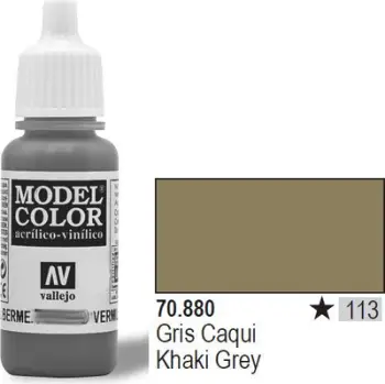 Bojë akrilike Vallejo Model Color Khaki Grey, 17ml, mat, gri kaki