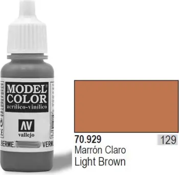 Bojë akrilike Vallejo Model Color Light Brown, 17ml, kafe e çelët