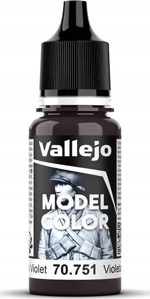Bojë akrilike Vallejo Model Color VJP70751, 18ml, Black Violet - 1