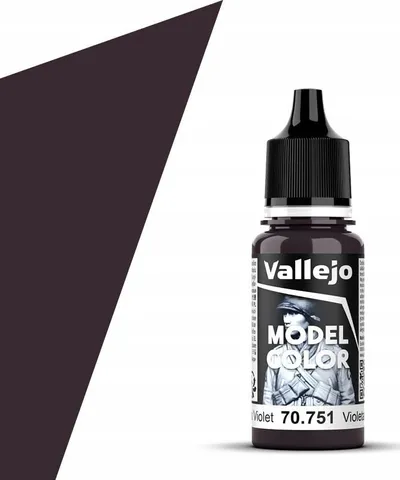 Bojë akrilike Vallejo Model Color VJP70751, 18ml, Black Violet - 2