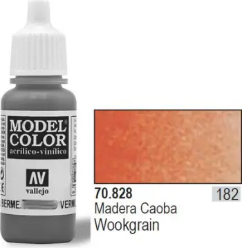 Bojë akrilike Vallejo Model Color Woodgrain, 17ml, mat, kafe druri