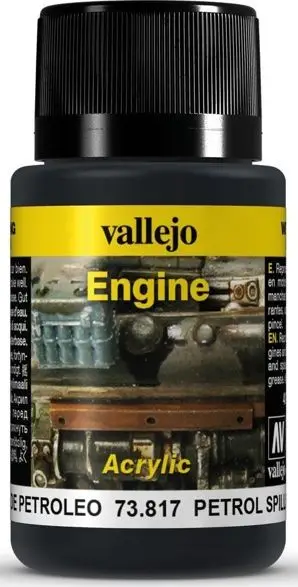 Bojë efektsh modelizmi Vallejo Petrol Spills, Weathering Effects, 40ml