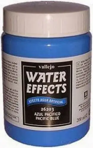 Bojë diorama Vallejo Diorama Effects Water Pacific Blue VJP26203, 200ml, blu