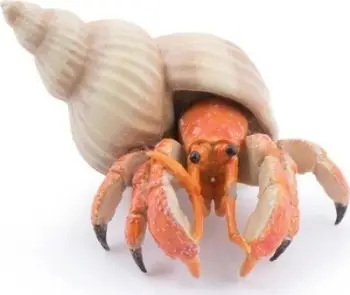 Figurë lodër PAPO Marine Life Hermit Crab, PVC, multikolor