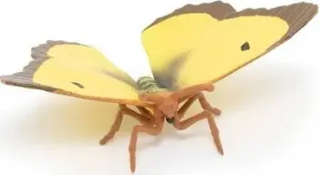 Figurë lodër PAPO Wild Animal Kingdom Clouded Yellow Butterfly, PVC, e verdhë