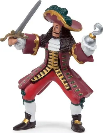 Figurë lodër PAPO Pirates and Corsairs Captain Pirate, PVC, e shumëngjyrshme