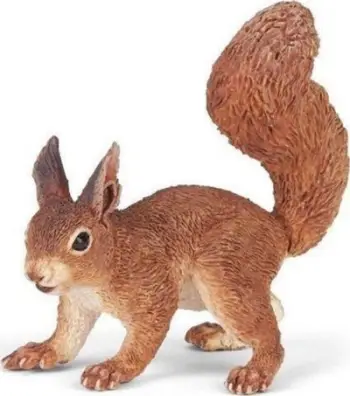 Figurë lodër Papo Wild Animal Kingdom Squirrel, PVC, 3+ vjeç, kafe