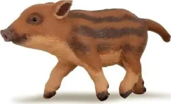 Figurë lodër PAPO Young Wild Boar, seri Wild Animal Kingdom, PVC, kafe
