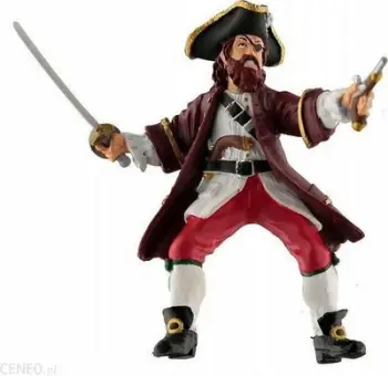 Figurë lojërash PAPO Pirates and Corsairs Red Barbarossa, PVC, e lyer me dorë, shumëngjyrëshe