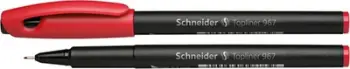 Stilolaps fineliner Schneider Topliner 967, 0.4 mm, bojë e kuqe