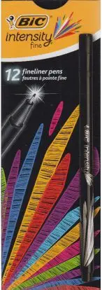 Stilolaps fineliner Bic Intensity Fine, 0.4mm, bojë me bazë uji, i zi
