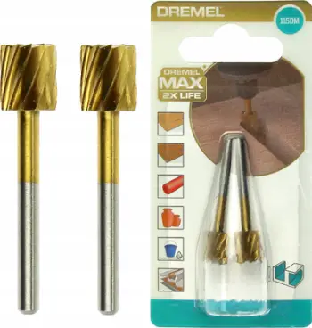 Kokë prerëse Dremel Max 115DM, 7.8mm, set 2 copë, e artë