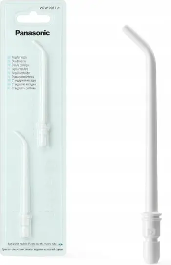 Kokë zëvendësuese irrigatori oral Panasonic WEW0987W503, komplet, e bardhë