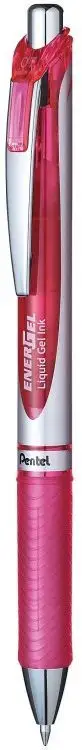 Stilolaps gel Pentel EnerGel BL77 PX, 0.7mm, me buton, rozë
