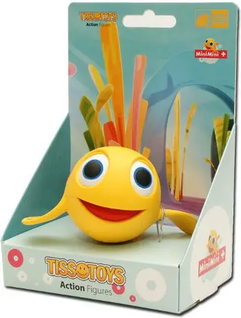 Figurë lodër peshk Tissotoys Minimini, portokalli