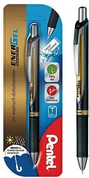 Stilolaps Pentel EnerGel XM Permanent BLP75 CX, 0.5mm, ngjyrë blu, set 12 copë