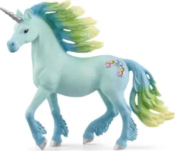 Figurë lodër Schleich Bayala Marshmallow Unicorn Stallion, për fëmijë 5-12 vjeç, shumëngjyrëshe
