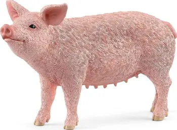 Figurë lodër Schleich Pig, kafshë fermë, shumëngjyrëshe