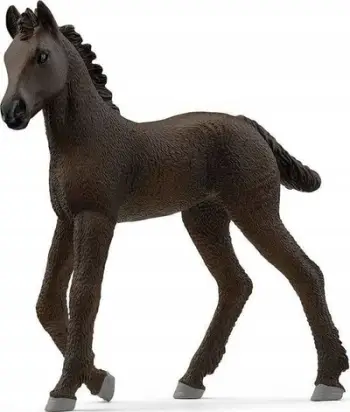Figurë lodër Schleich Horse Club Friesian Foal, plastikë, multicolor