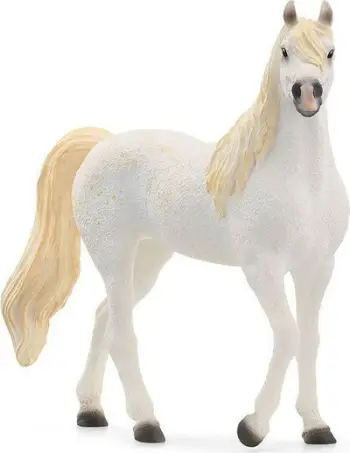 Figurë lodër Schleich Horse Club Arabian Mare, plastike, për fëmijë 5 12 vjeç, e bardhë
