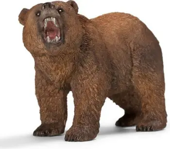 Figurë lodër Schleich Grizzly Bear SLH-14685, ari grizli, e kafenjtë