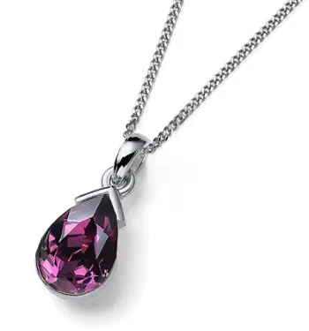 Qafore për femra Oliver Webber Swarovski Boost 12157 204, e argjendtë