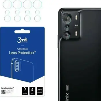 Mbrojtëse lente 3MK për Infinix Zero Ultra 5G, set 4 copë, transparnet