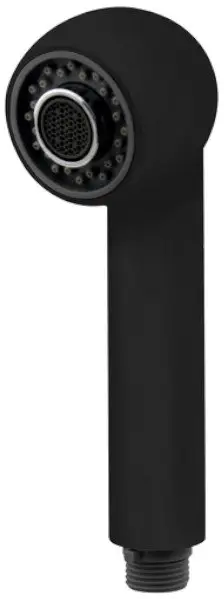 Kokëz dushi për rubinet kuzhine, 2 rryma uji, 1/2", e zezë mat
