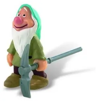 Figurinë Bullyland Disney Snow White Hoe Dwarf, plastike, shumëngjyrëshe