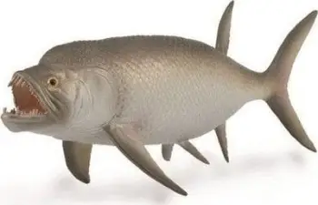 Figurë peshku prehistorik Collecta Xiphactinus, plastikë, shumëngjyrëshe