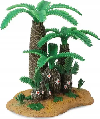 Figurine Collecta Monanthesia Tree dhe Cycadeoidea, koleksionuese, shumëngjyrëshe