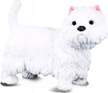 Figurine Collecta qen West Highland Terrier, madhësi M, e bardhë