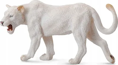 Figurinë Collecta White Lioness, luaneshë e bardhë, lodër koleksionuese - 1