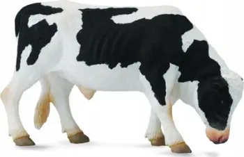 Figurinë dem Collecta Friesian Bull, lodër koleksionuese, shumëngjyrëshe