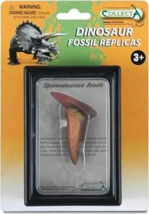 Figurinë dinosaur Collecta Spinosaurus Tooth, lodër edukative, në paketim
