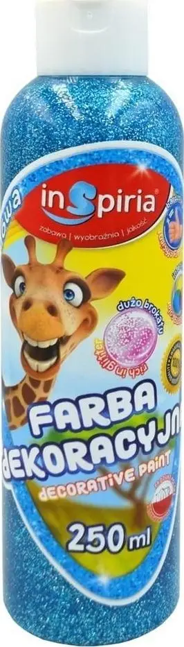 Bojë dekorative me shkëlqim InSpiria, 250 ml, blu