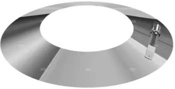 Kolare çatie Jeremias DN 100, çelik inox, 0.5mm, argjendt
