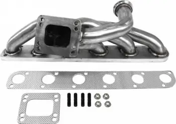 Kolektor shkarikimi TurboWorks BMW E30 320i 325i, turbo T25 T3, çelik inox