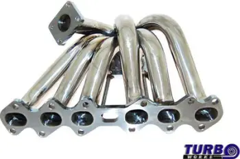 Kolektor shkarkimi TurboWorks Toyota Supra 2JZ GTE, çelik inox, dalje wastegate, metalik