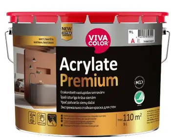 Bojë akrilike Vivacolor Acrylate Premium C, matte, 9L, e bardhë
