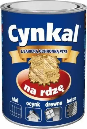 Bojë antikorrozive Cynkal Primer Enamel, 0.7L, për metal me ndryshk, gri grafit