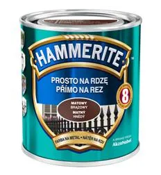 Bojë antikorrozive Hammerite Direct to Rust, 0.7L, mat, e zezë - 1