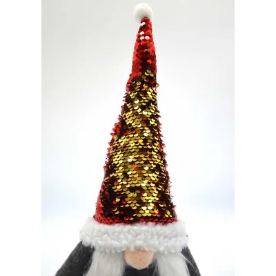 Figurine dekorative Gnome Christmas Dwarf, 35cm, për Krishtlindje, shumëngjyrëshe - 11