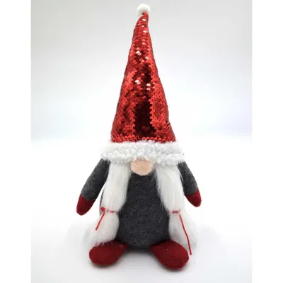 Figurine dekorative Gnome Christmas Dwarf, 35cm, për Krishtlindje, shumëngjyrëshe - 10