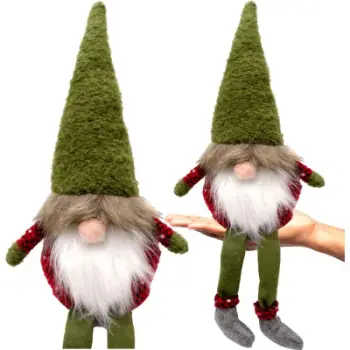 Figurine dekorative Saska Garden Santa Claus, 60cm, jeshile